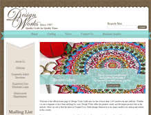 Tablet Screenshot of dwcrafts.com